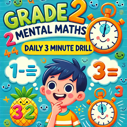 Grade 2 Math Mentals Daily 3-Minute Drills – Addition & Subtraction Practice (12+ Page Printable PDF)